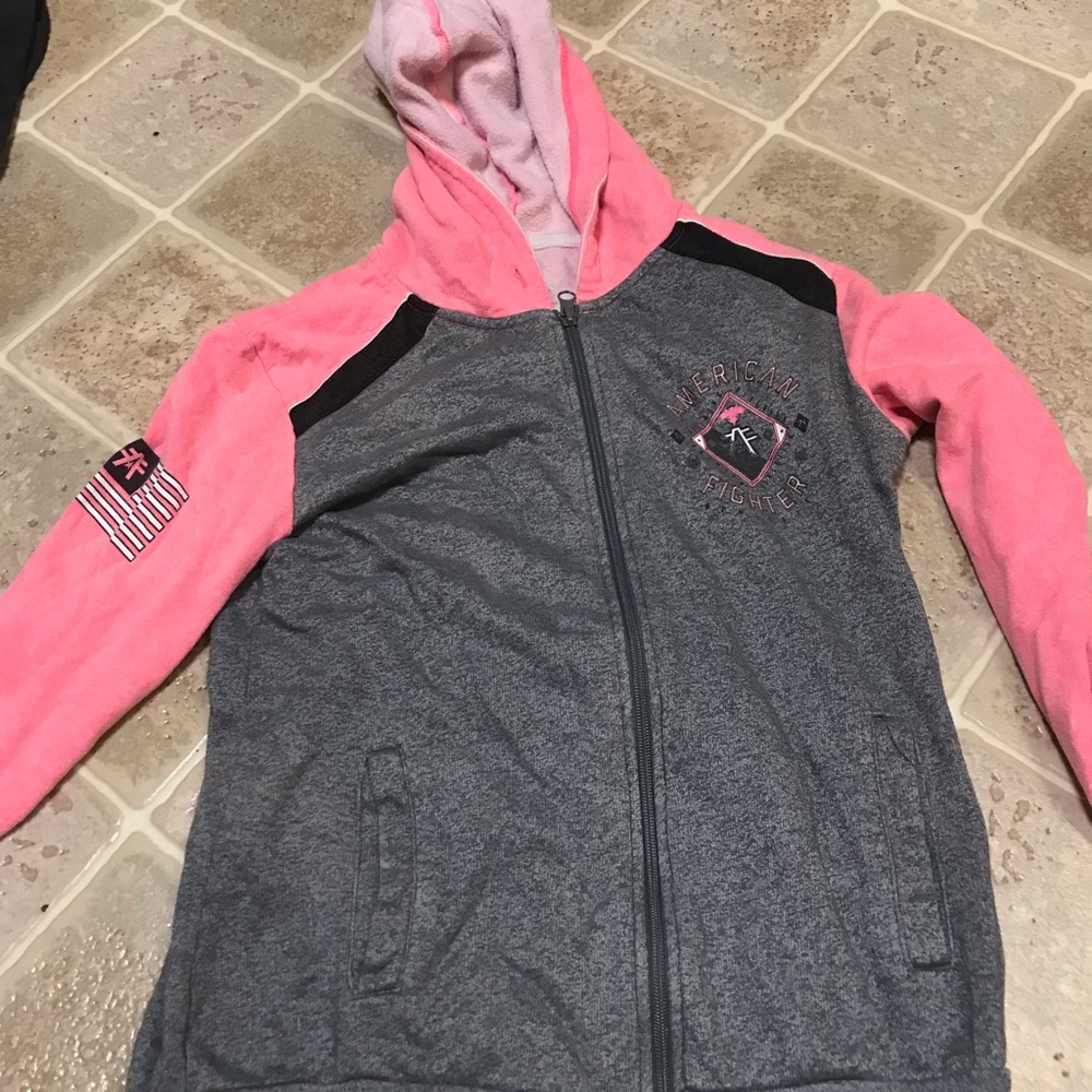 American fighter zip up